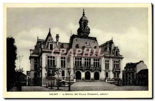 Cartes postales Vichy L&#39Hotel De Ville