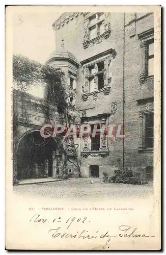 Ansichtskarte AK Toulouse Cour De L&#39Hotel De Lasbordes