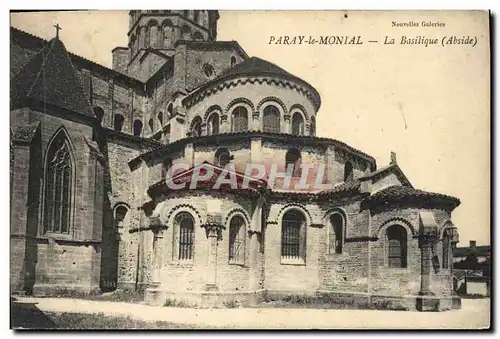 Cartes postales Paray Le Monial La Basilique Abside