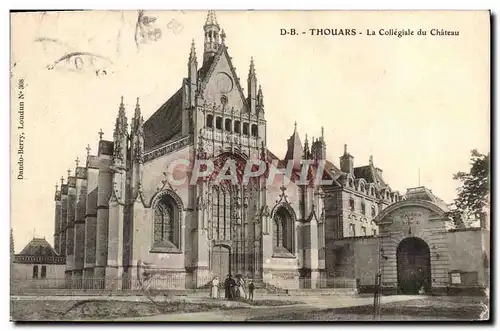 Cartes postales Thouars La Collegiale Du Chateau