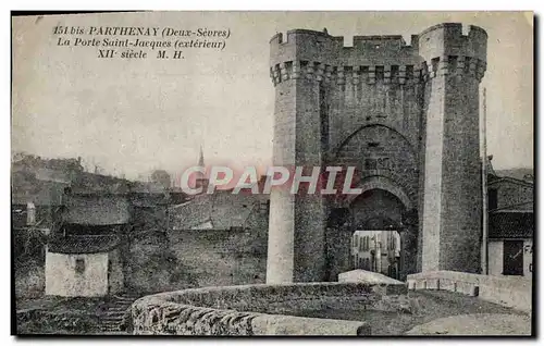 Cartes postales Parthenay La Porte Saint Jacques