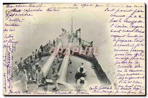 Cartes postales Bateau La plage avant du Brennus