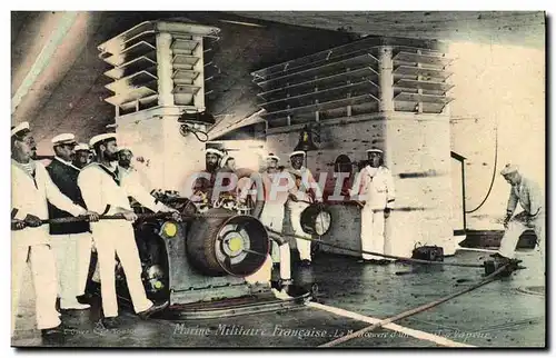 Cartes postales Bateau Marine La manoeuvre d