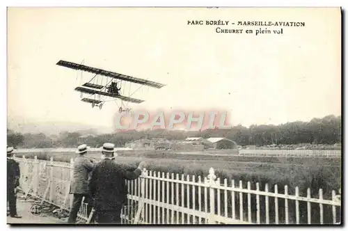 Ansichtskarte AK Avion Aviation Parc Borely Marseille Aviation Cheuret en plein vol