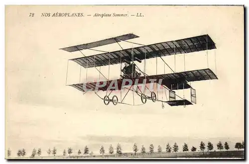 Cartes postales Avion Aviation Nos aeroplanes Aeroplane Sommer