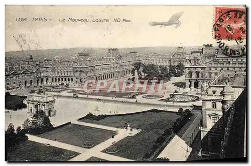 Cartes postales Avion Aviation Paris le Nouveau Louvre