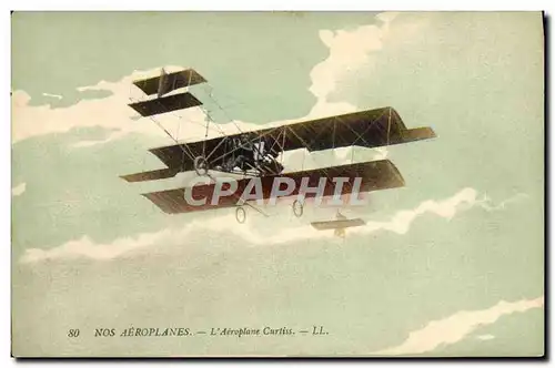 Ansichtskarte AK Avion Aviation Aeroplane Curtiss