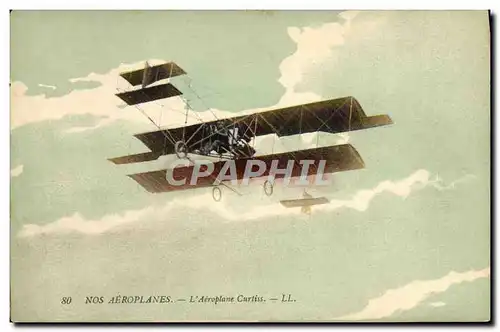Cartes postales Avion Aviation Aeroplane Curtiss