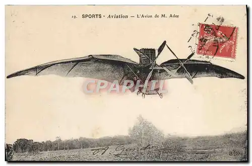 Cartes postales Avion Aviation L&#39avion de M Ader