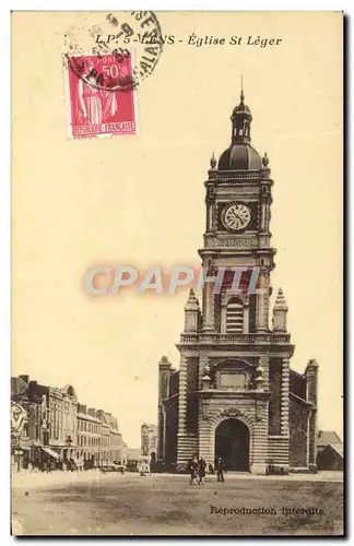 Cartes postales Lens Eglise St Leger