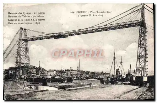 Cartes postales Rouen POnt Transbordeur