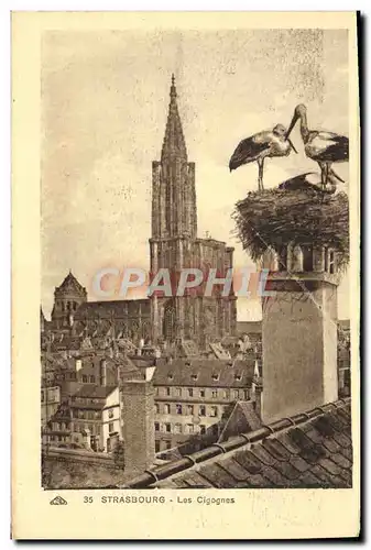 Cartes postales Strasbourg les Cigognes