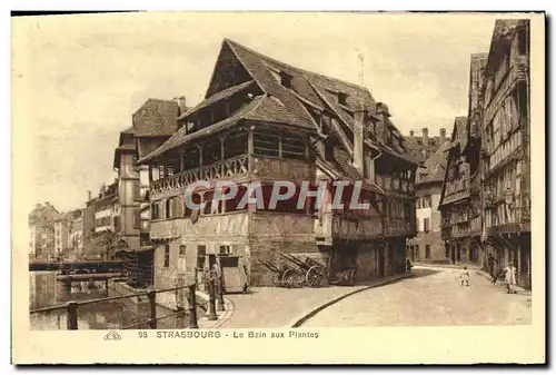 Cartes postales Strasbourg Le Bain Aux Plantes