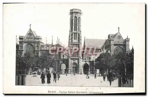Cartes postales Paris Eglise Saint Germain L&#39Auxerrois