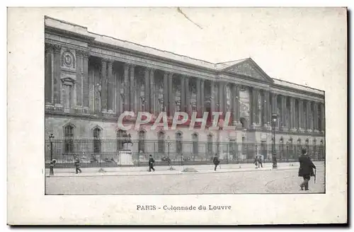 Ansichtskarte AK Paris Colonnade du Louvre