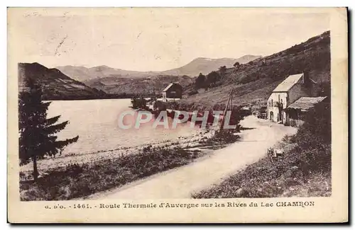 Cartes postales Route Thermale d&#39Auvergne sur les Rives du Lac Chambon