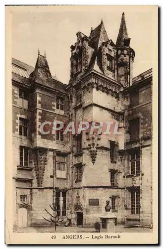 Cartes postales Angers Logis Barault