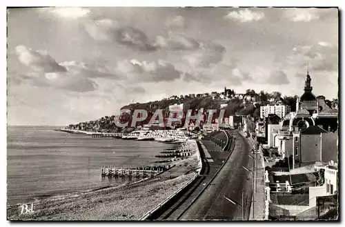 Cartes postales moderne Le Havre Le boulevard Albert 1er et vue de la Heve