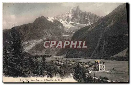 Cartes postales Les Praz et l&#39aiguille du Dru