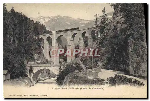 Cartes postales Pont Ste Marie Route de Chamonix