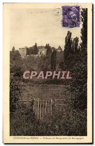 Cartes postales Couches les Mines Chateau de Marguerite de Bourgogne