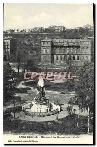 Cartes postales Saint Etienne Monument des Combettants Musee