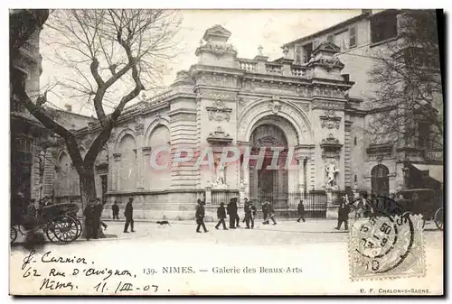 Cartes postales Nimes Galerie des Beaux Arts