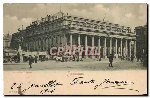 Cartes postales Bordeaux Le grand theatre