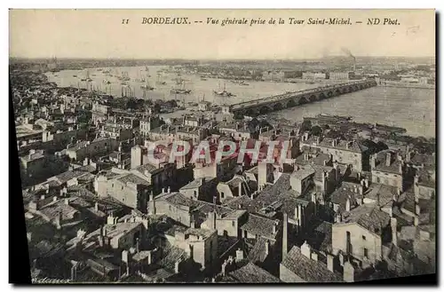 Cartes postales Bordeaux Vue Generale Prise de la Tour Saint Michel