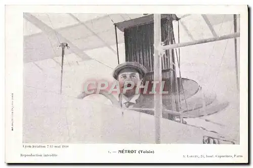 Cartes postales Avion Aviation Metrot Voisin
