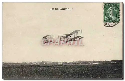 Cartes postales Avion Aviation Delagrange
