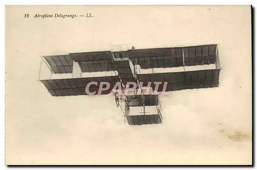 Ansichtskarte AK Avion Aviation Aeroplane Delagrange