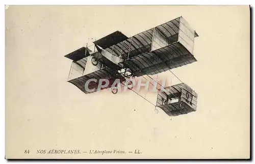 Ansichtskarte AK Avion Aviation Nos Aeroplanes L&#39Aeroplane Voisin