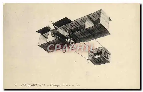 Cartes postales Avion Aviation Nos Aeroplanes L&#39Aeroplane Voisin