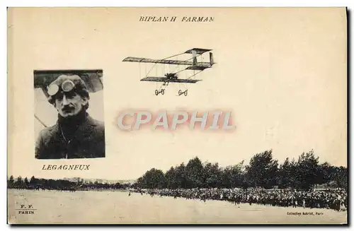 Cartes postales Avion Aviation Biplan H Farman Publicite Neo laxatif Chapotot Sirop Enfant