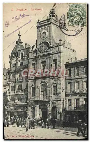 Cartes postales Beziers La Mairie