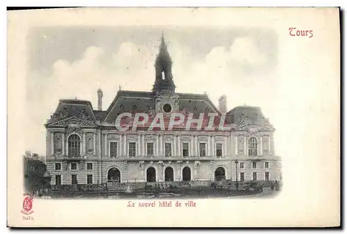 Cartes postales Tours Le Nouvel Hotel De Ville