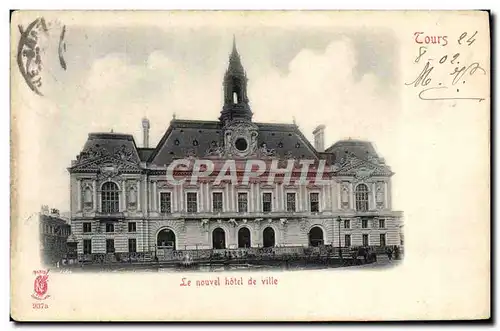 Cartes postales Tours Le Nouvel Hotel De Ville