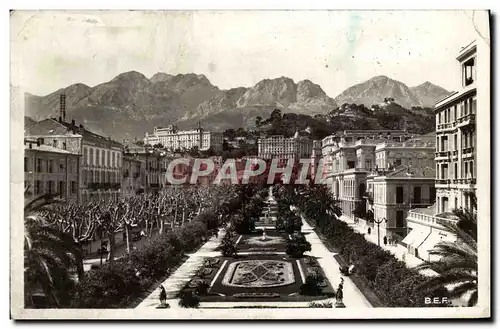 Moderne Karte Menton Le Jardin Public