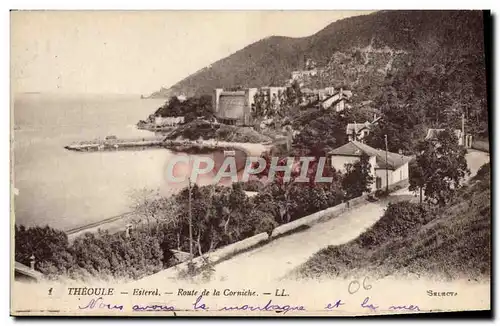 Ansichtskarte AK Theoule Esterel Route De La Corniche