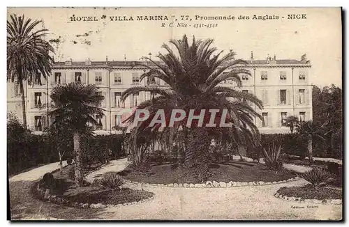 Cartes postales Hotel Villa Marina Promenade Des Anglais Nice