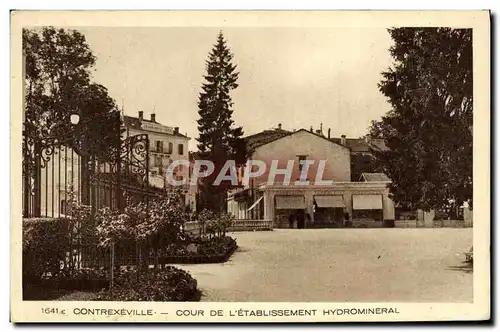 Cartes postales Contrexeville Cour De L'Etablissement Hydromineral