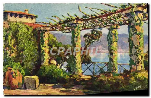 Cartes postales Cote D'Azur Pergola Sur Le Littoral
