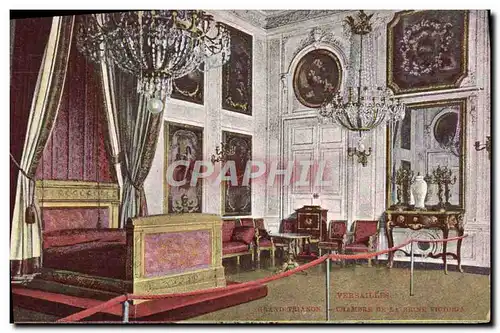 Ansichtskarte AK Versailles Grand Trianon Chambre de la reine Victoria