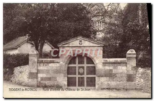 Cartes postales Nogent Le Rotrou Porte d&#39entree du Chateau