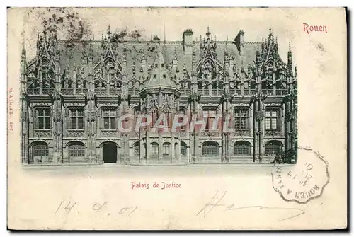 Cartes postales Rouen Palais De Justice