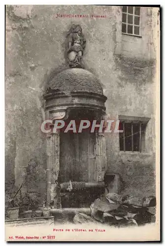 Ansichtskarte AK Neufchateau Puits De L&#39Hotel De Ville