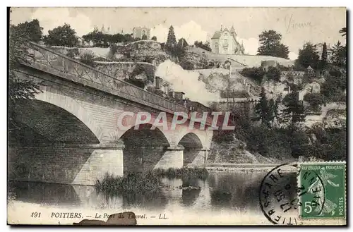 Ansichtskarte AK Poitiers Le Pont Du Tunnel Train