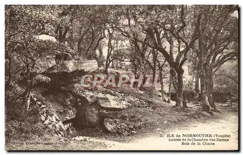 Cartes postales Ile De Noirmoutier Entree De La Chambre des Dames Bois de la Chaise