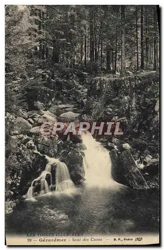 Cartes postales Les Vosges Illustrees Gerardmer Saut des cuves